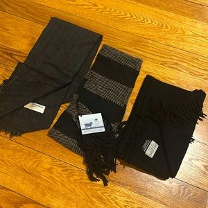 3 classic men’s scarves